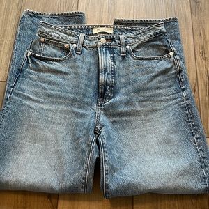 NWOT Madewell curvy perfect vintage straight jean